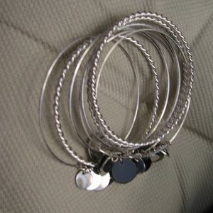 Vintage Silver bangle bracelets